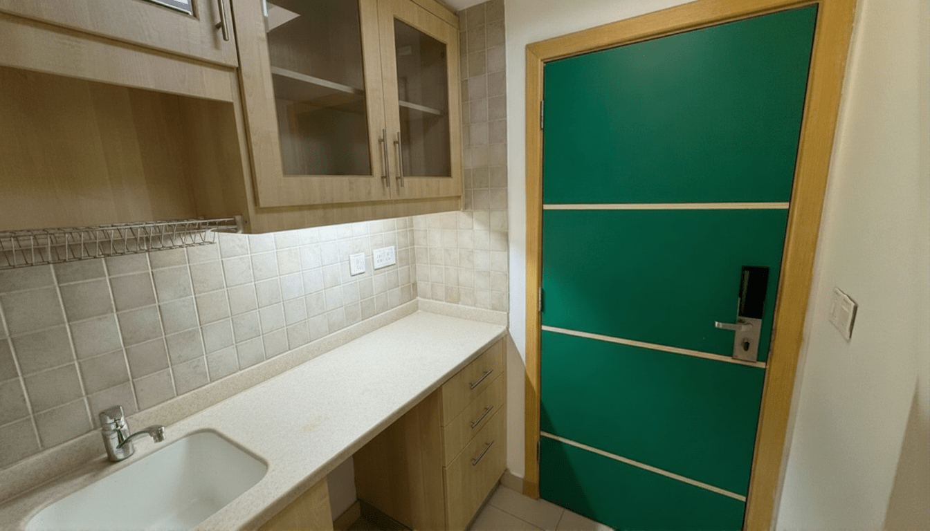 مطبخ غرفة مزدوجة في فندق ريفالي